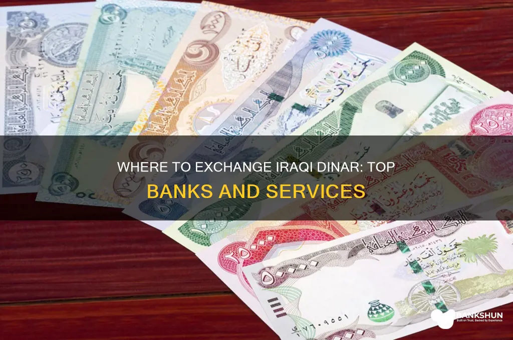 what banks are exchanging the iraq dinar