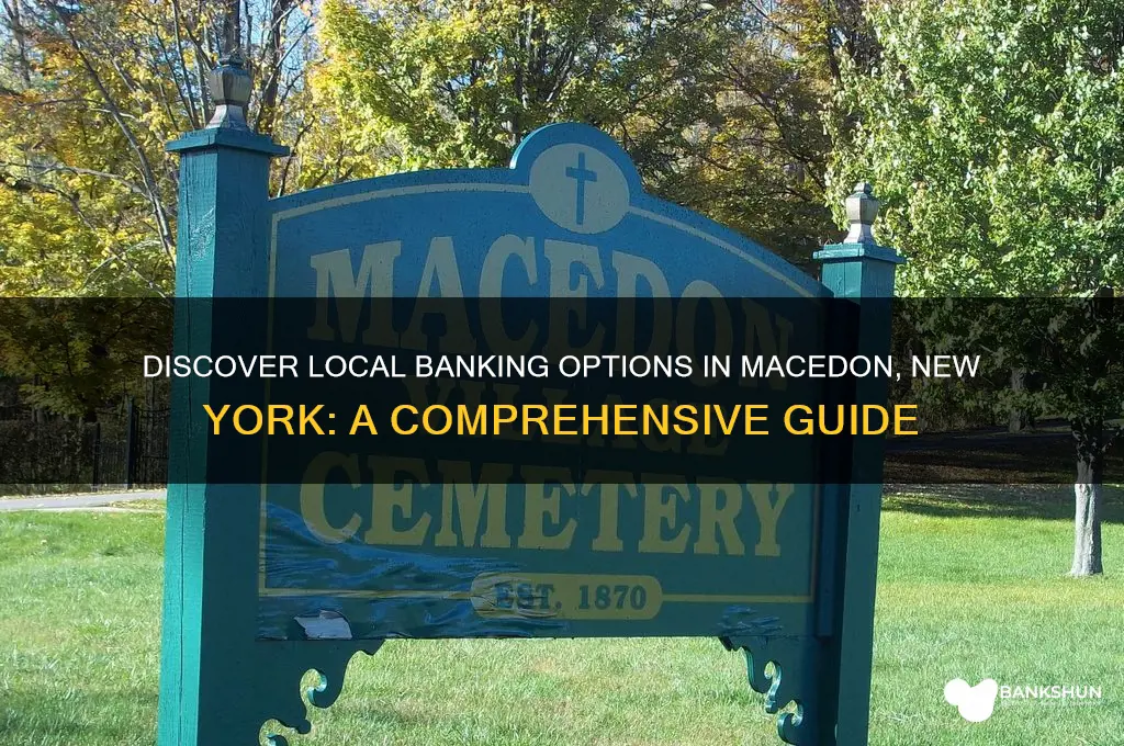 what banks are in macedon new york