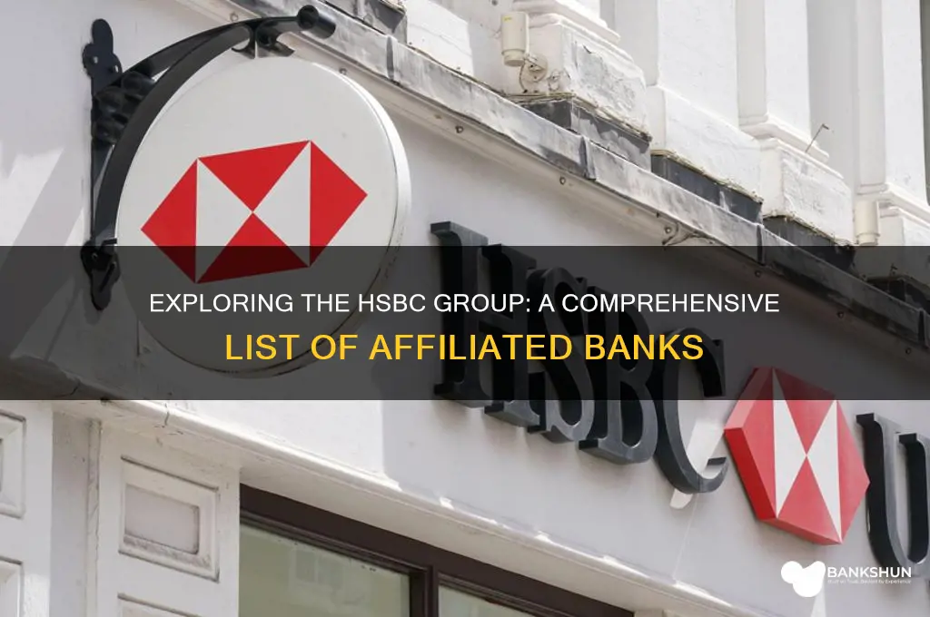 what banks are in the hsbc group