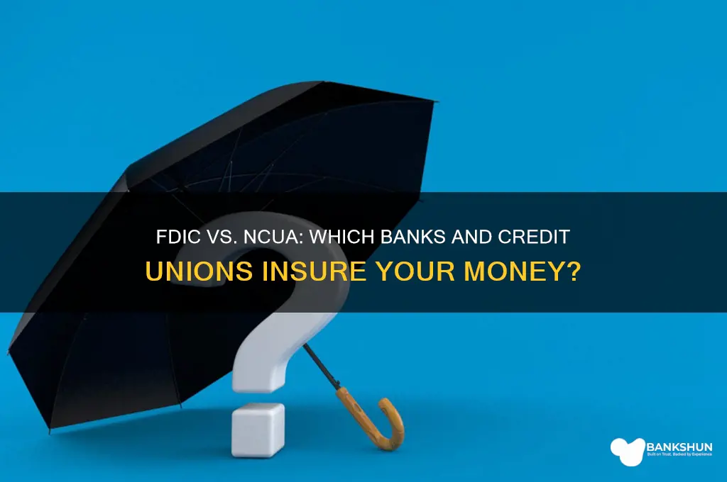 what banks are insured by fdic ncua