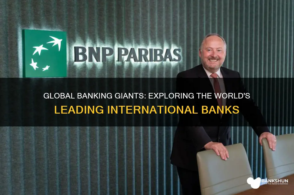 what banks are international in the world