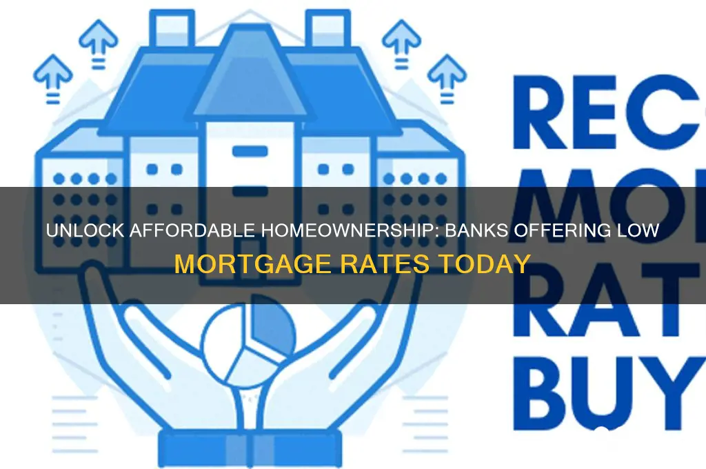 what banks are offering low morgage rates