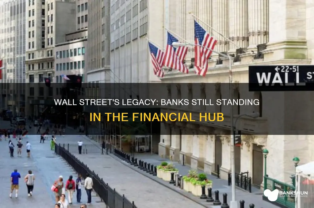 what banks are still on wall street