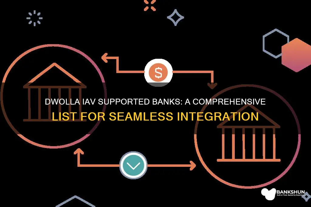 what banks are supported by dwolla iav