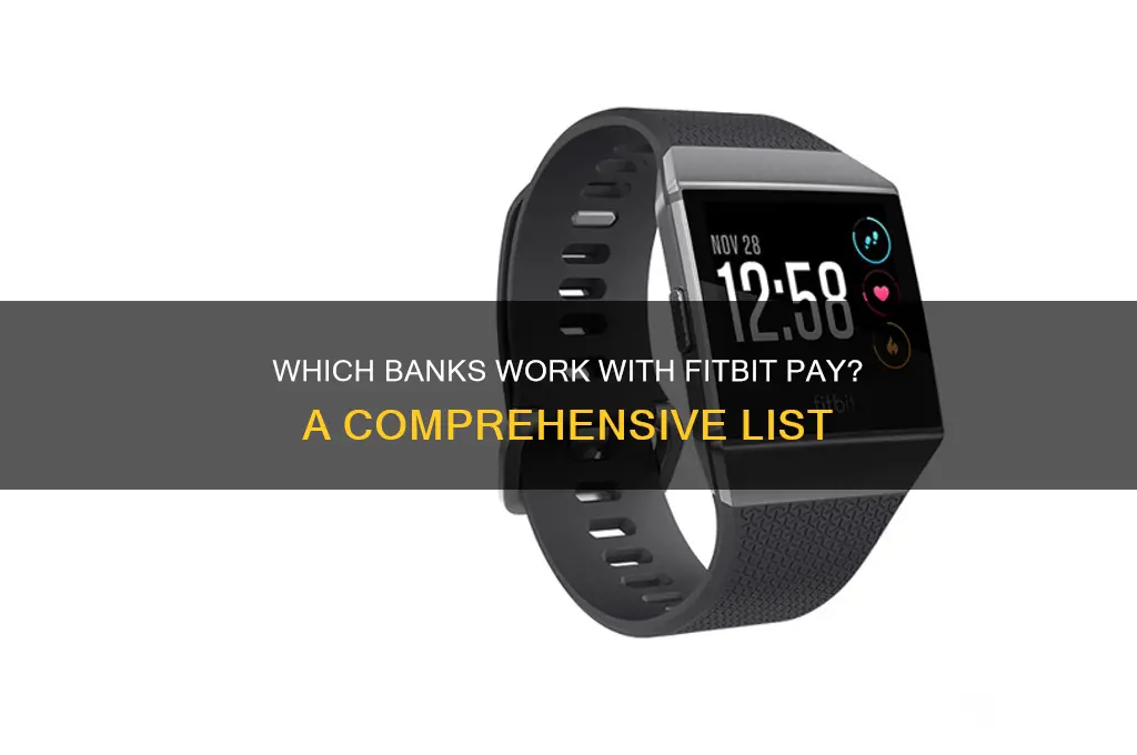 what banks are supported by fitbit pay
