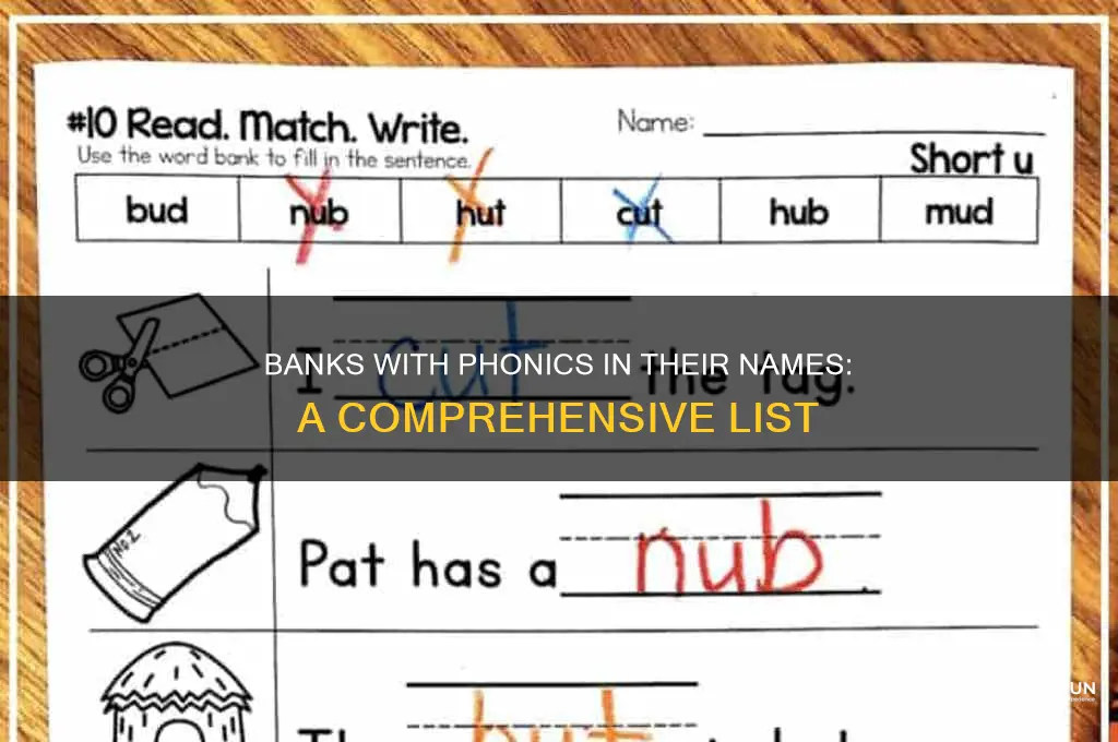 what banks has phonics in the name