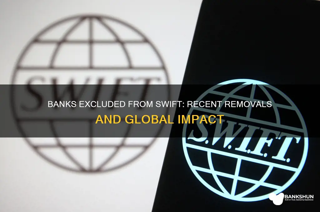 what banks have been removed from swift