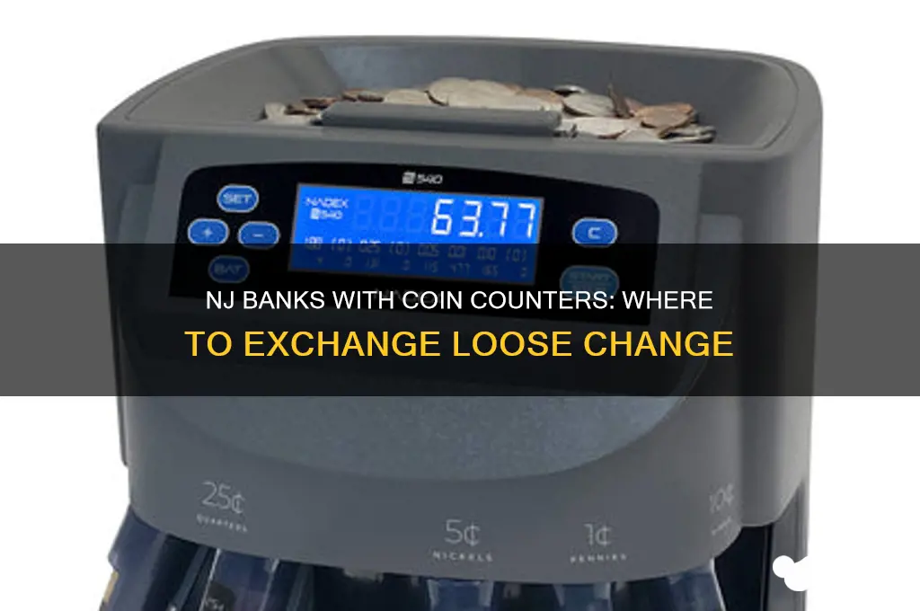 what banks have coin counters in nj