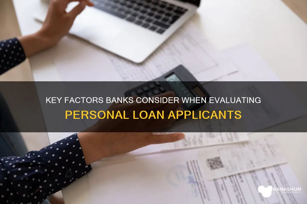 what banks look for in a person