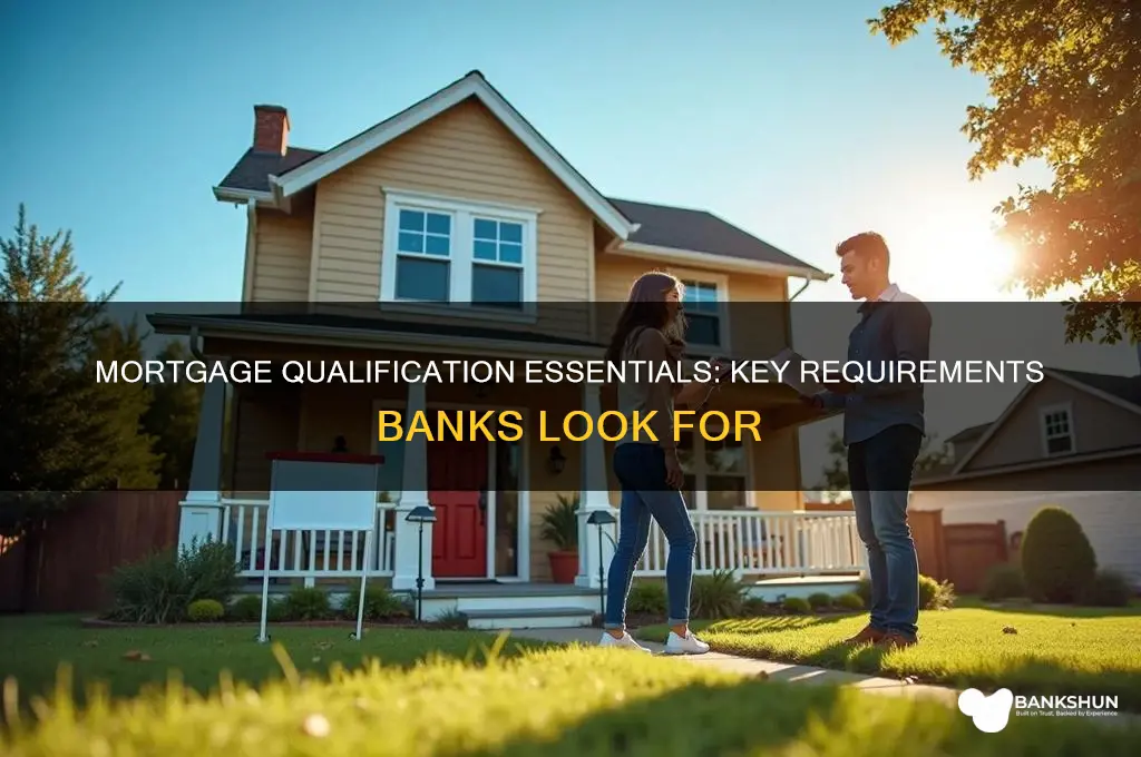 what banks need to qualify for mortgage