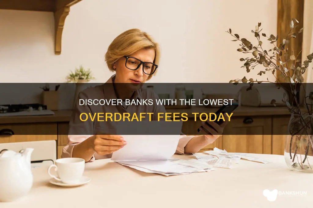what banks offer low low overdraft chargers