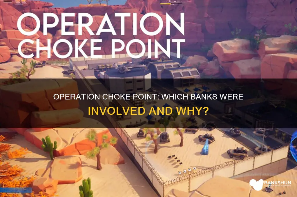 what banks participate in operation choke point