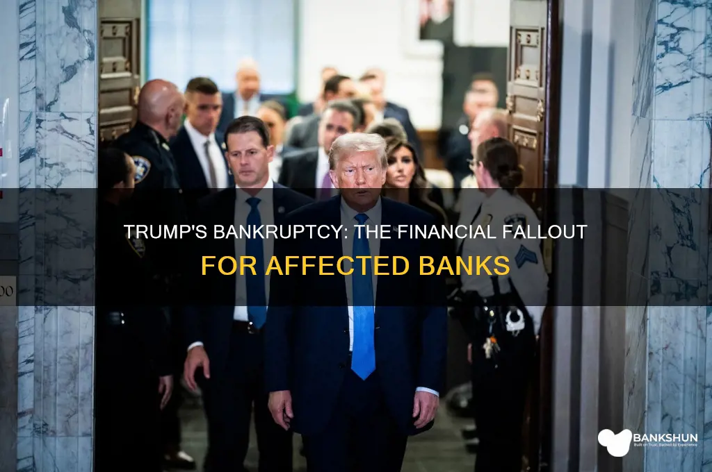 what banks suffered when trump declared bankruptcy