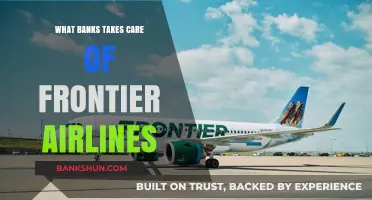 Which Banks Handle Frontier Airlines' Financial Transactions and Services?