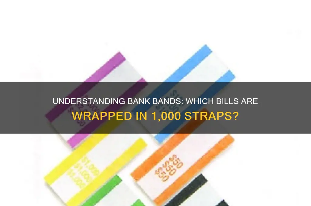 what bills come in 1000 bank bands