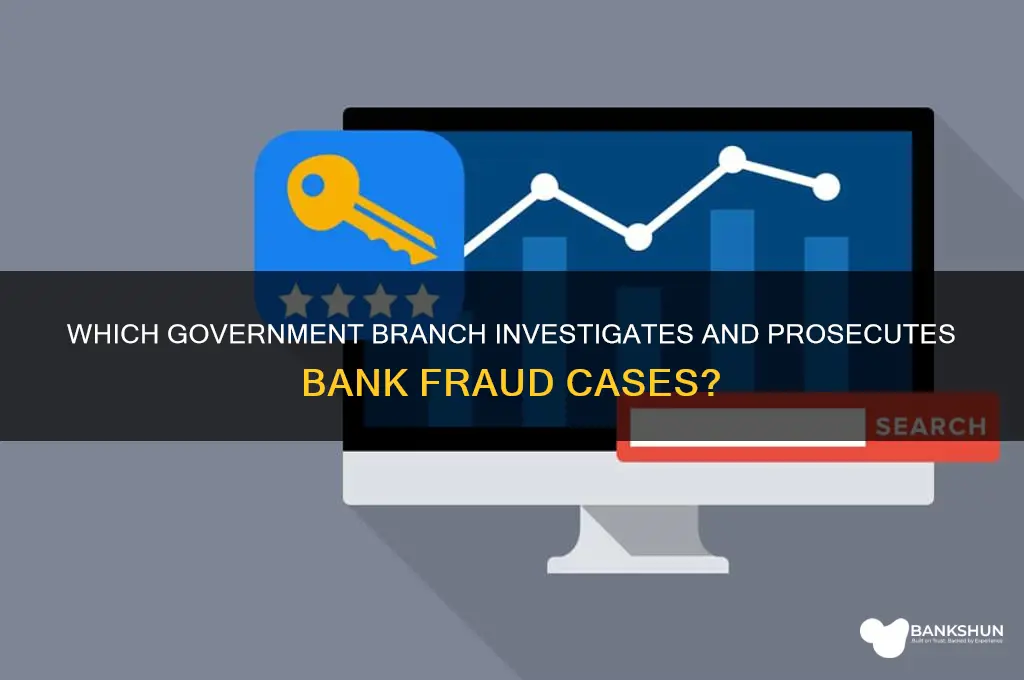 what brance of government oversees bank fraud
