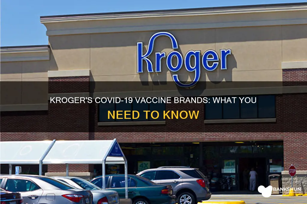 what brand of vaccine does kroger have