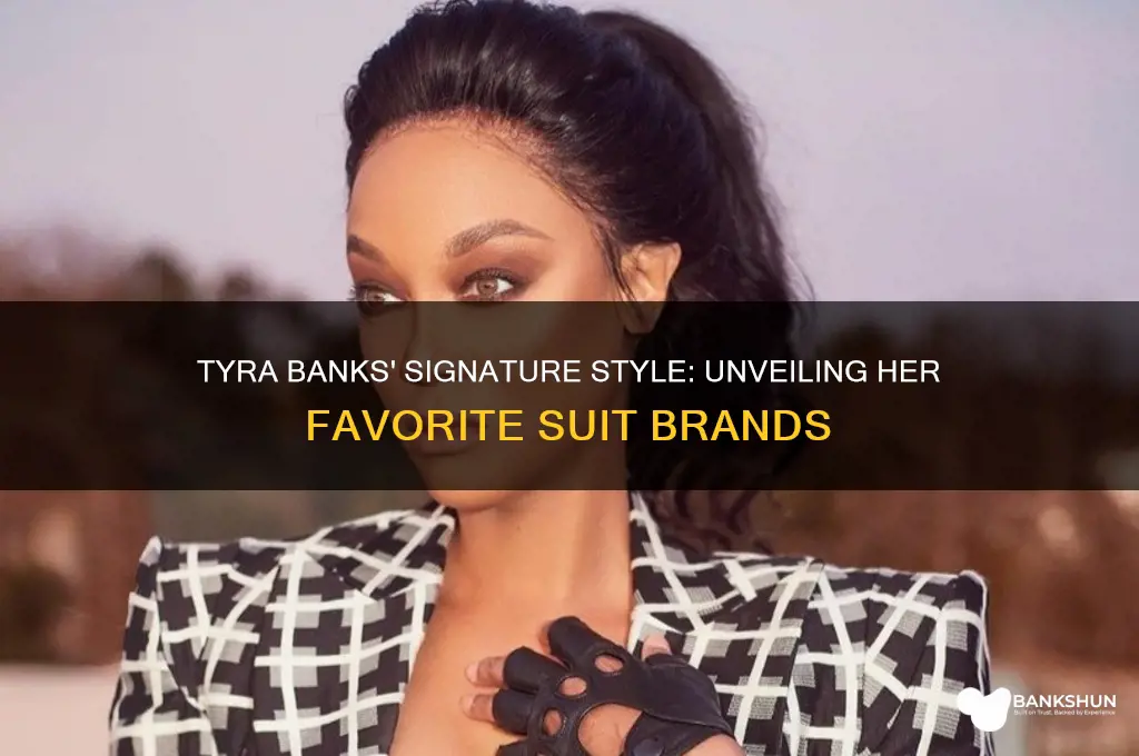 what brand suit does tyra banks wear