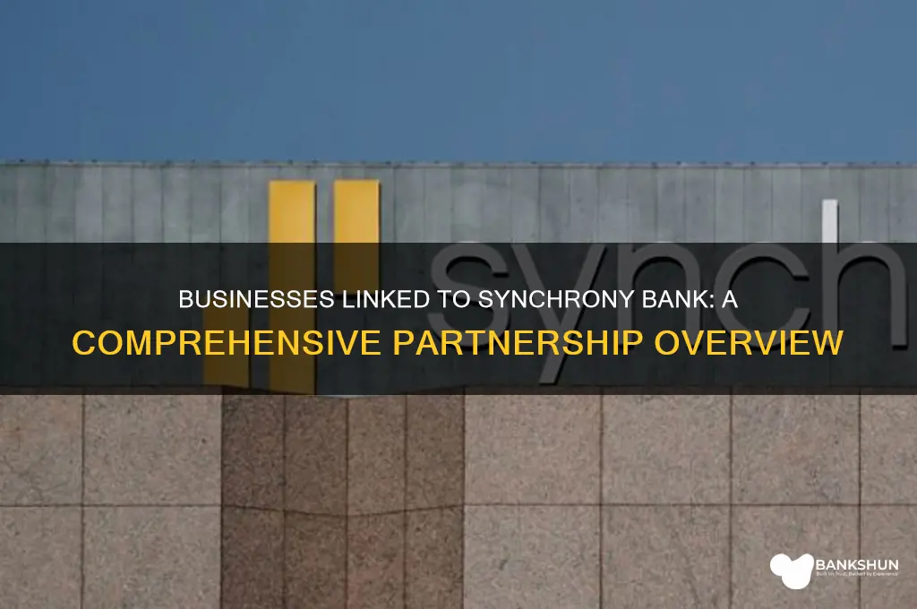 what businesses are tied to synchrony bank