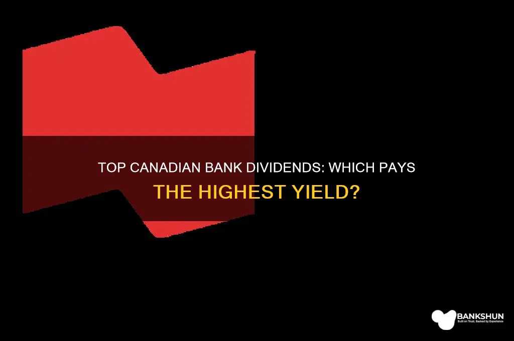 what canadian bank pays the highest dividend