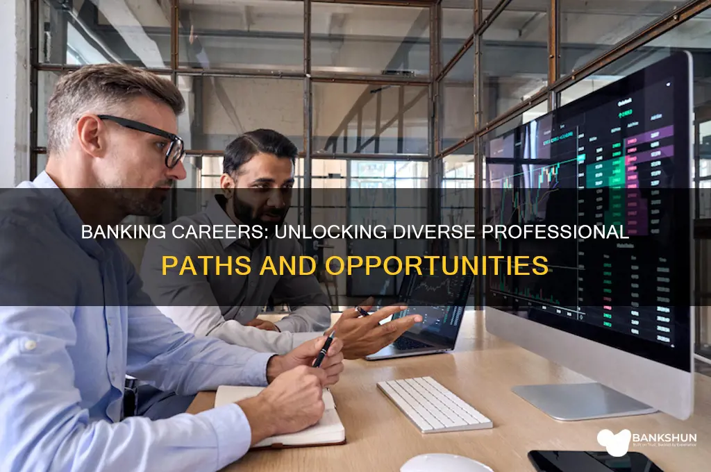 what careers does banking prepare you for