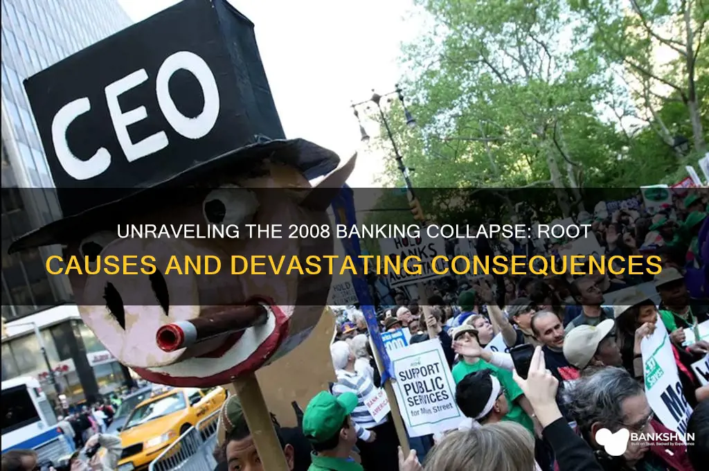 what cause the banking collapse of 2008