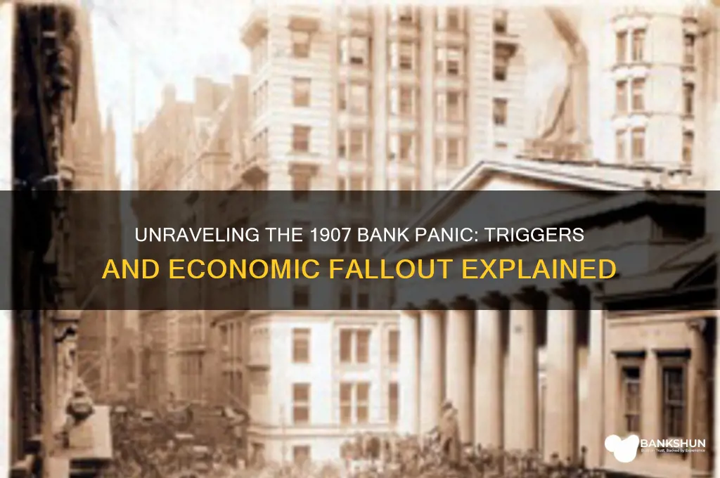 what caused the bank panic of 1907