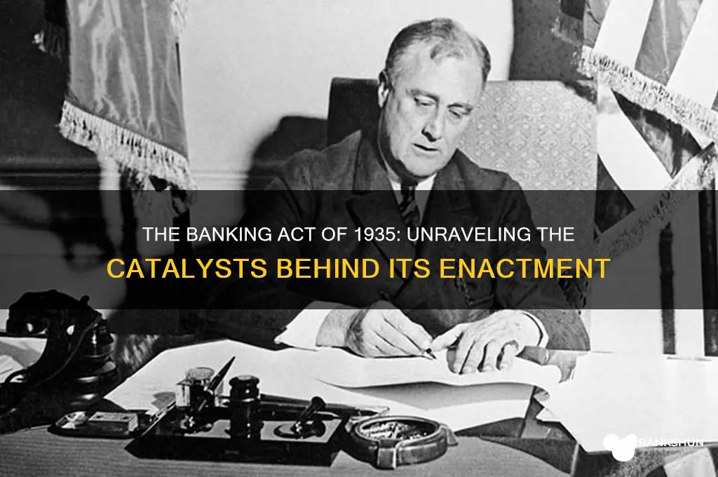what caused the banking act of 1935