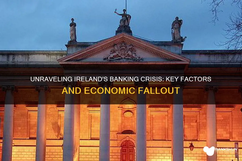 what caused the banking crisis in ireland