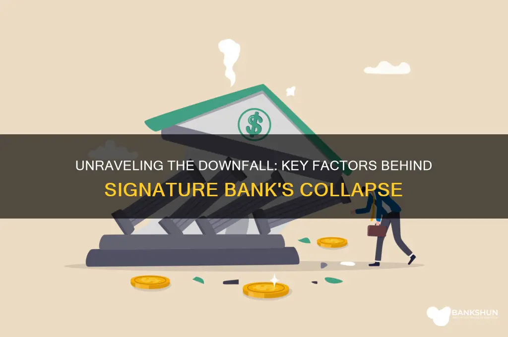 what caused the collapse of signature bank