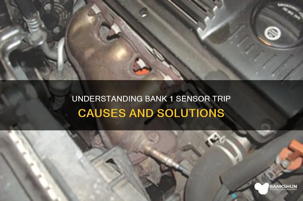what causes bank 1 sensor to trip