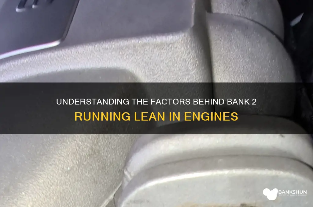 what causes bank 2 to run lean
