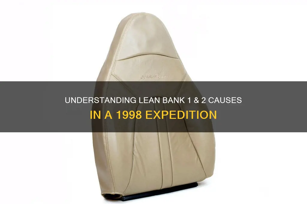 what causes lean bank 1 & 2 98expedition