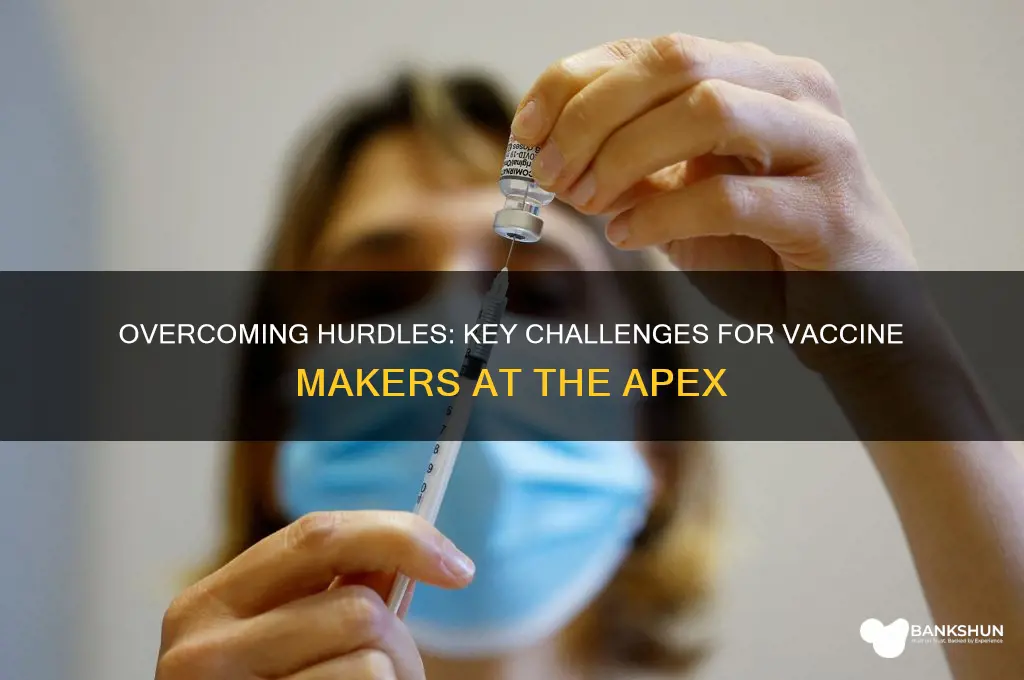 what challenges do vaccine makers face apex