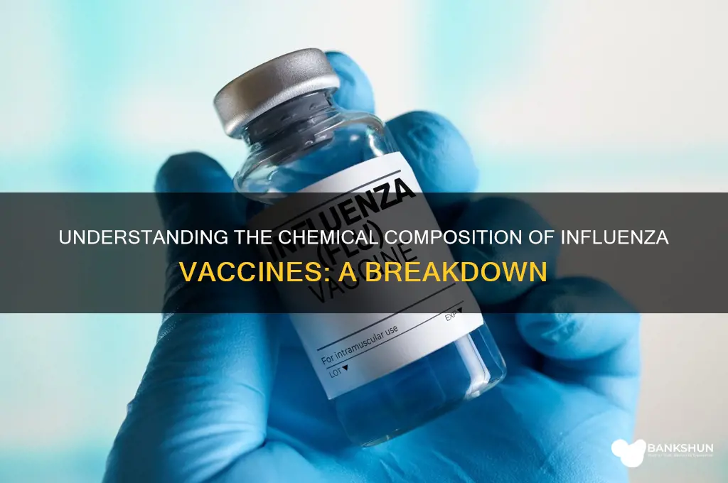 what chemicals are in the influenza vaccine