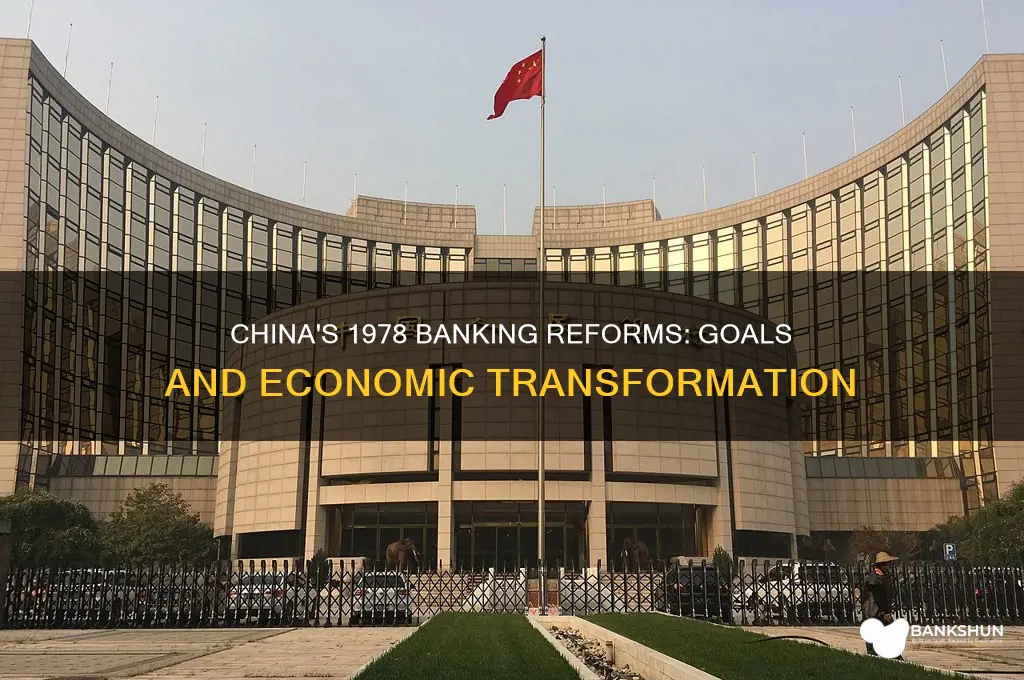 what chinas goal with banks in 1978