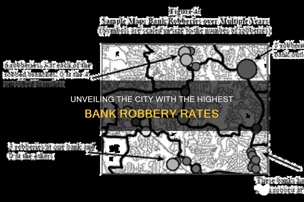 what city has the most bank robbers