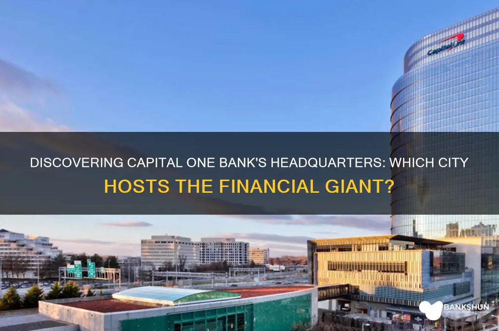 what city is capital one bank in
