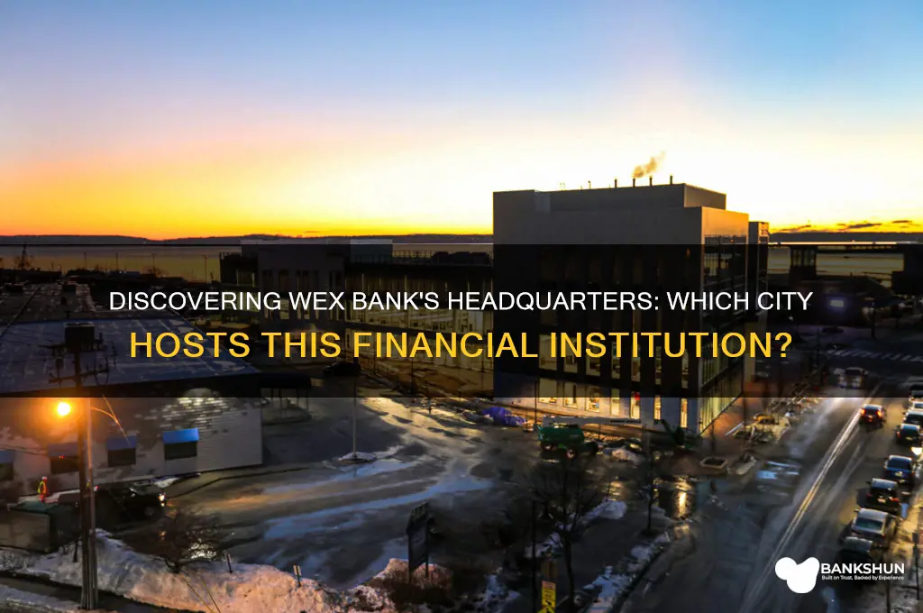 what city is wex bank located in
