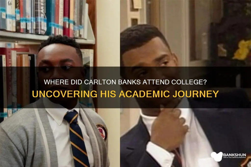 what college did carlton banks go to