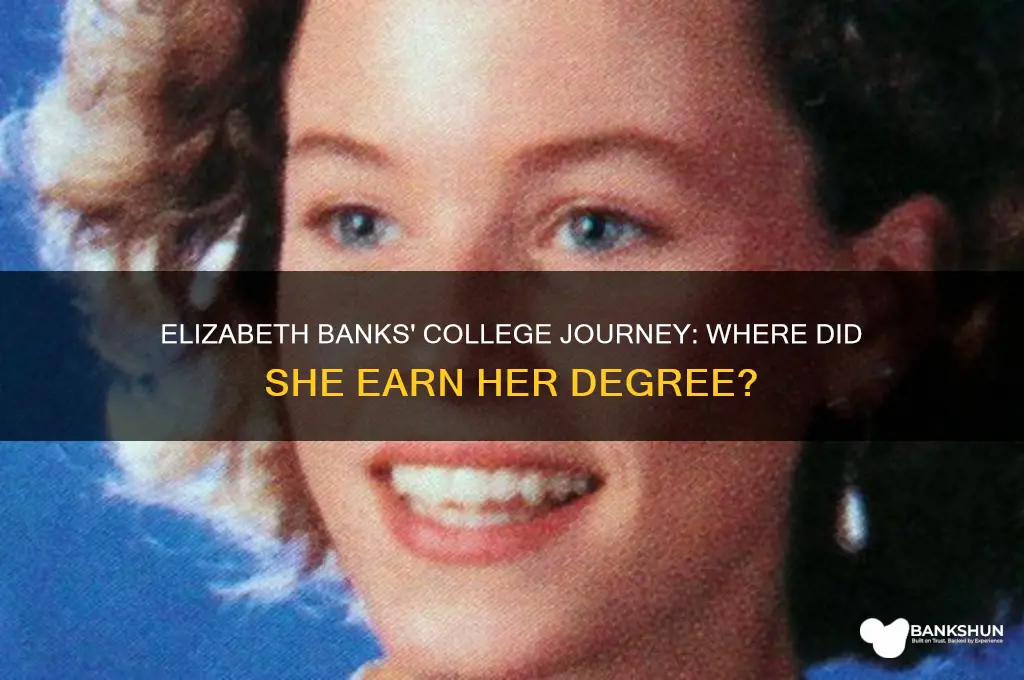 what college did elizabeth banks go to
