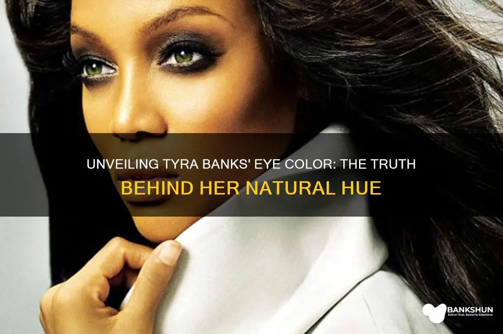 what color are tyra banks real eyes