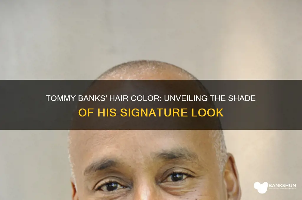 what color hair does tommy banks have