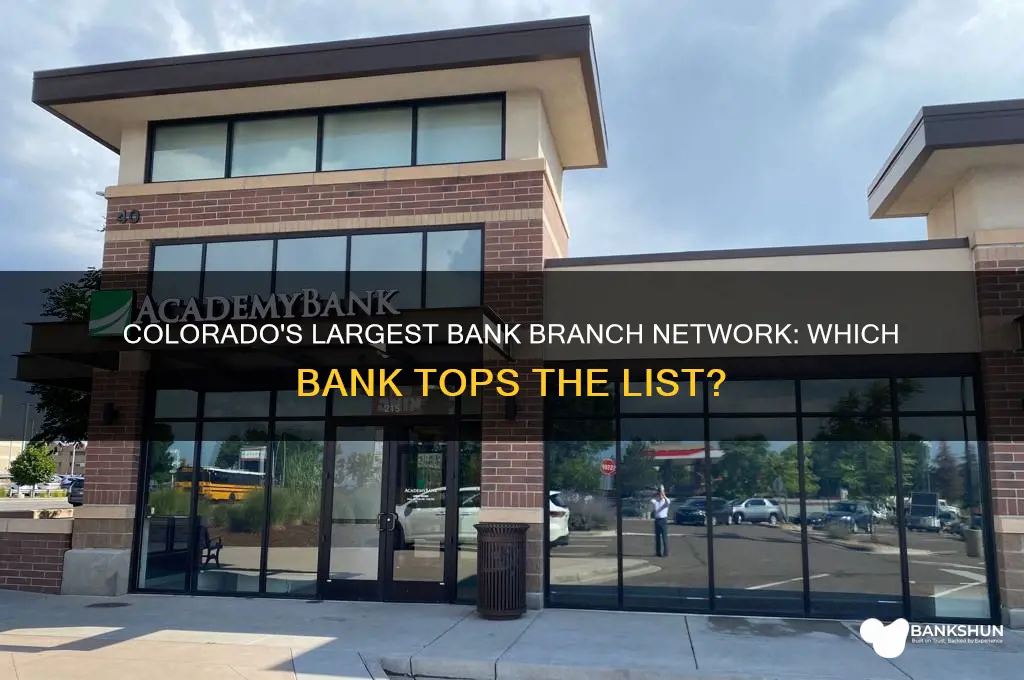 what colorado bank has the most branches