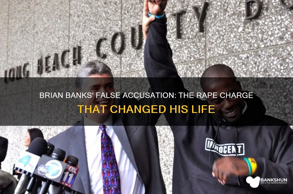 what come was brian banks charged with