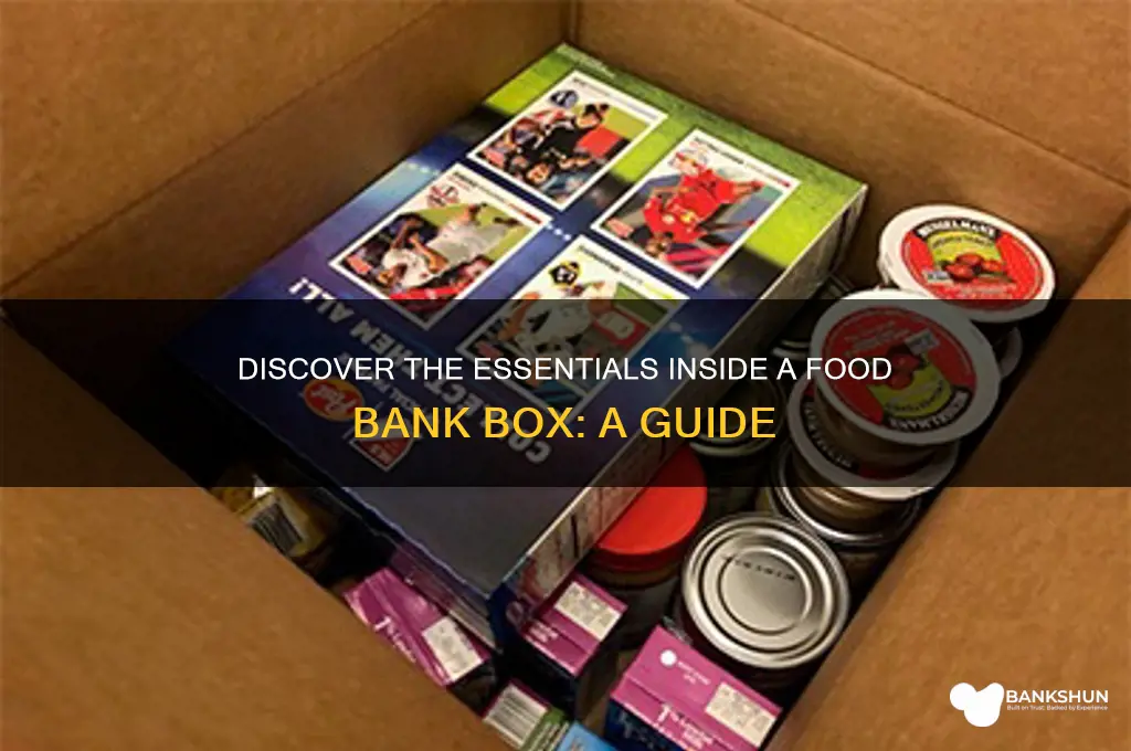 what comes in a food bank box