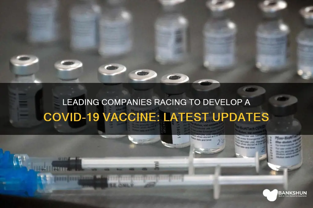 what companies are close to a vaccine