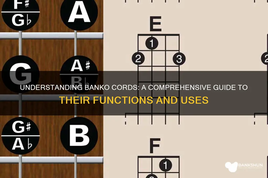 what cords are what on a banko