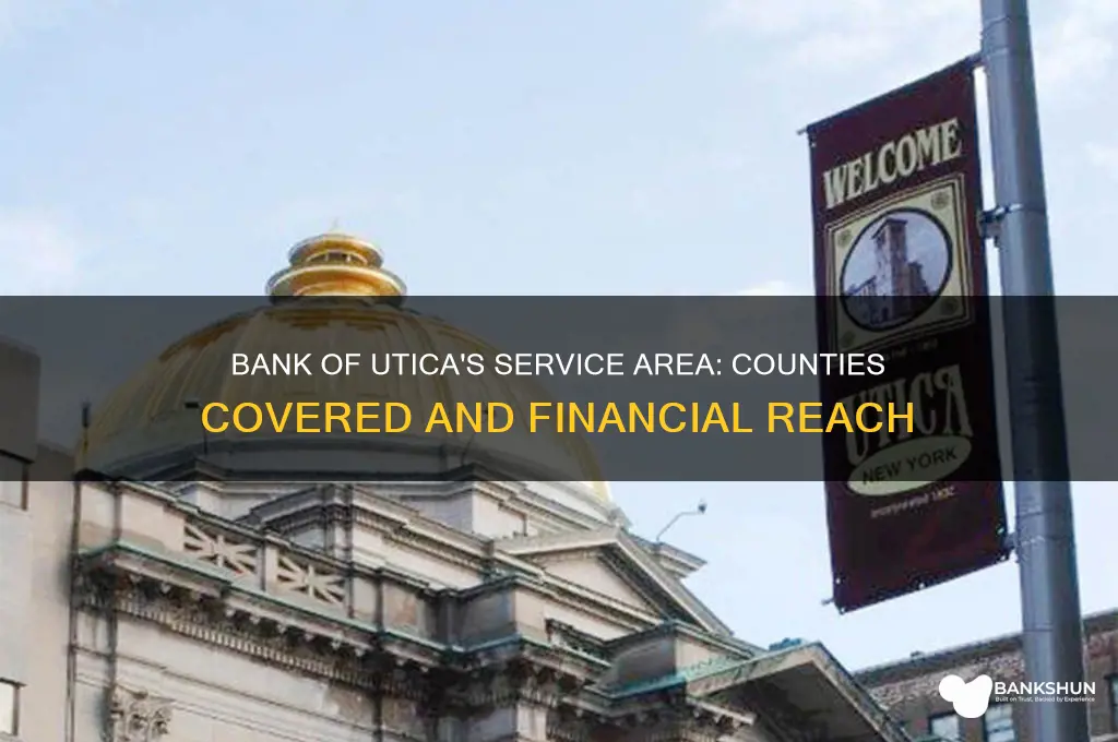 what counties does bank of utica serve