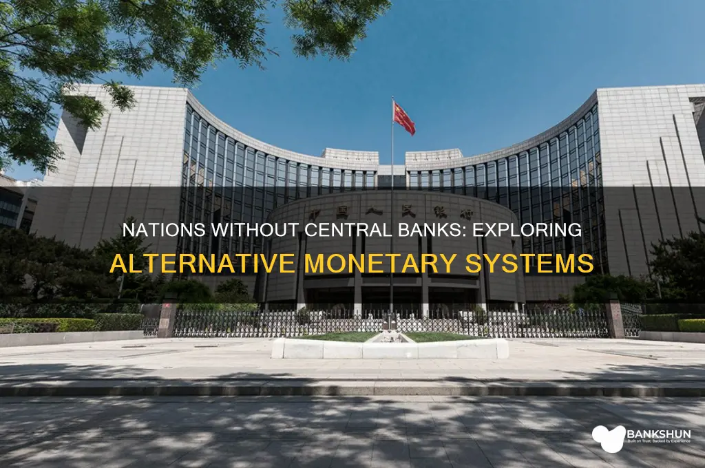 what countries arent run by central banks
